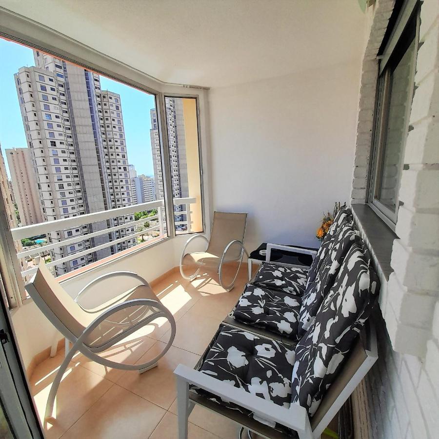 Apartment Glamour Alhambra Rincon De Loix Benidorm-Sea View-Free Parking, Wi-Fi, Pool, New Air Conditioning Bagian luar foto