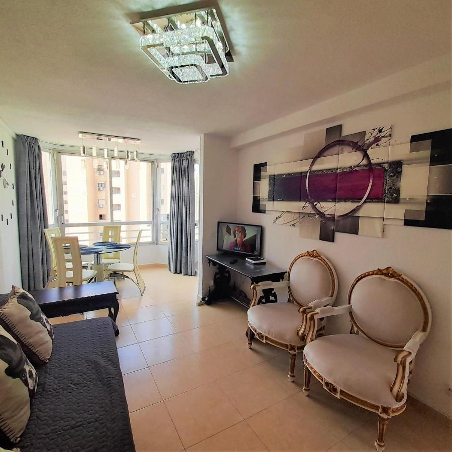 Apartment Glamour Alhambra Rincon De Loix Benidorm-Sea View-Free Parking, Wi-Fi, Pool, New Air Conditioning Bagian luar foto